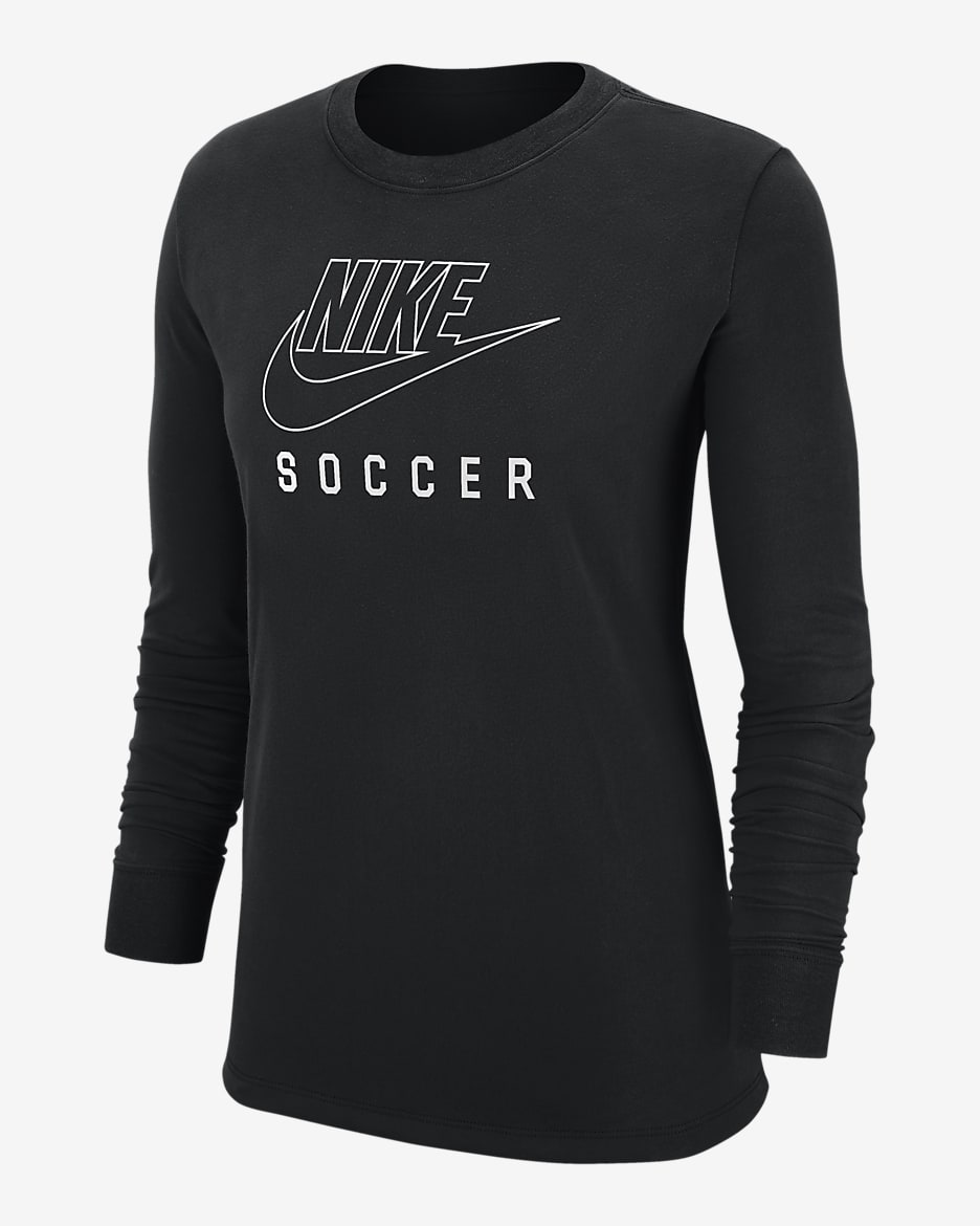 Long sleeve nike shirt womens online